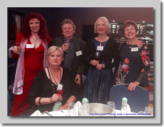 Gloria Martin, George Banks, Paula Frankson, Coreen O'Flaherty, seated Jan Davison-Tosh